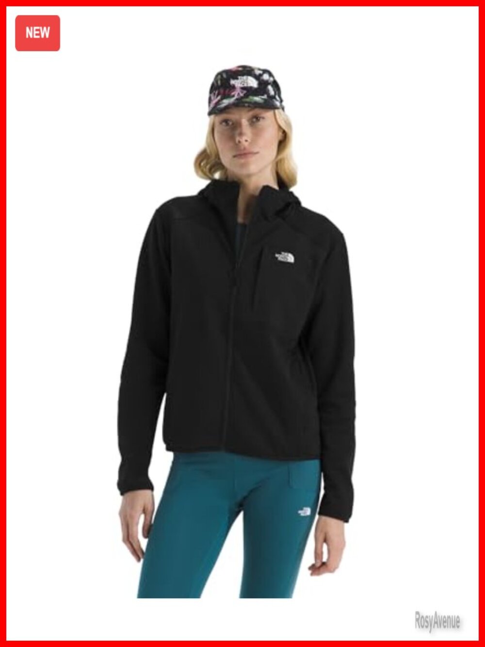 Womens Performance Fleece Full Zip Hoodie Lightweight Zip Pockets